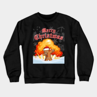 Merry Christmas Dab-splosion Crewneck Sweatshirt